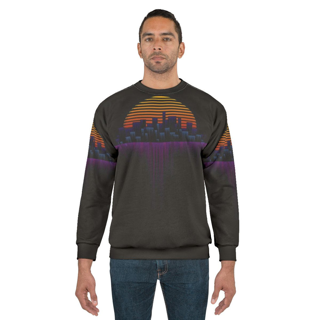 Retro Soundwave Chill-Hop Sweatshirt