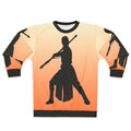 Rey Fighting Stance Silhouette Sweatshirt