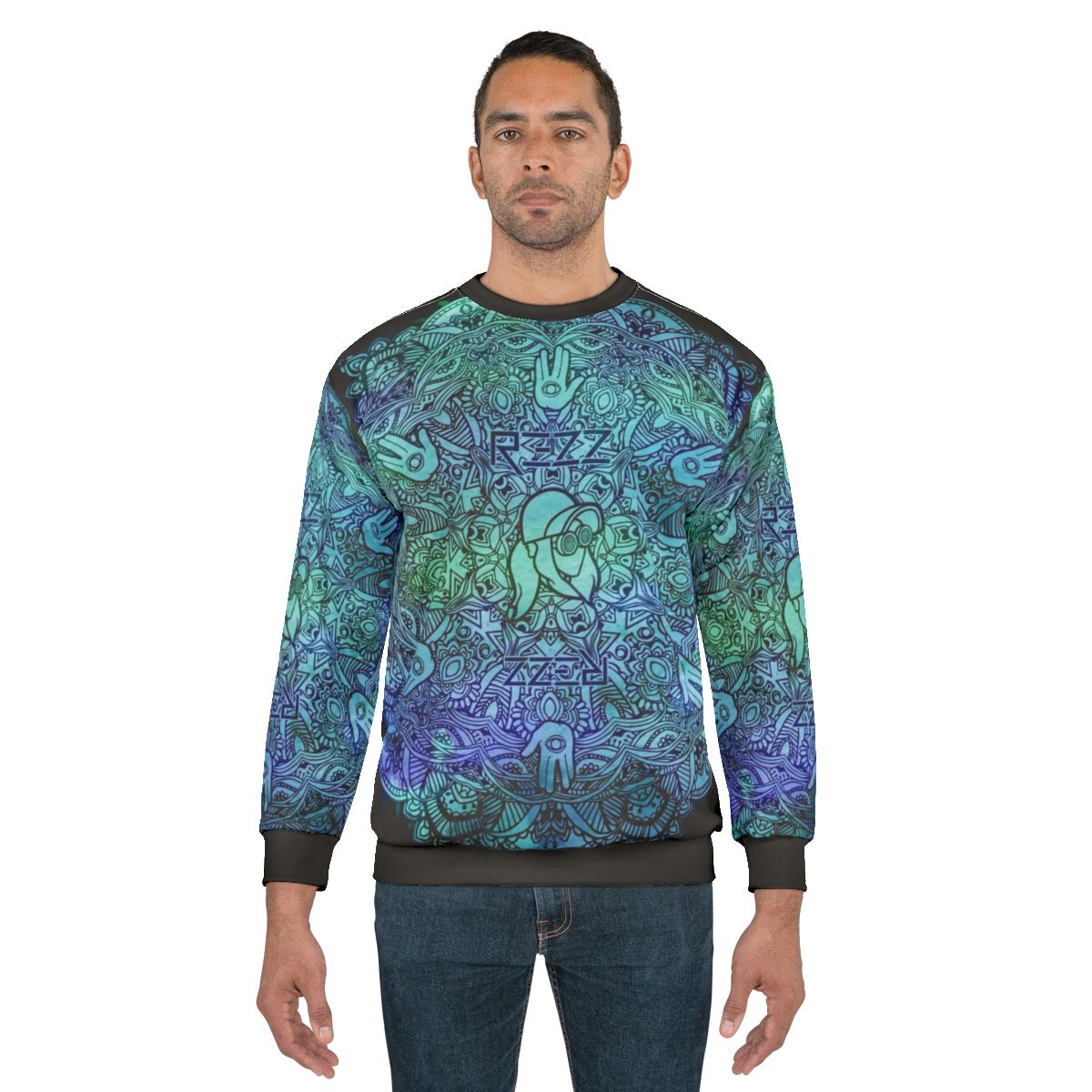 Rezz Mandala Sweatshirt - Trippy Electronic Music Merchandise