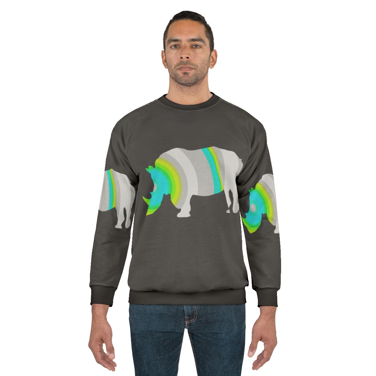 Rhino Legendary Animals Sweatshirt