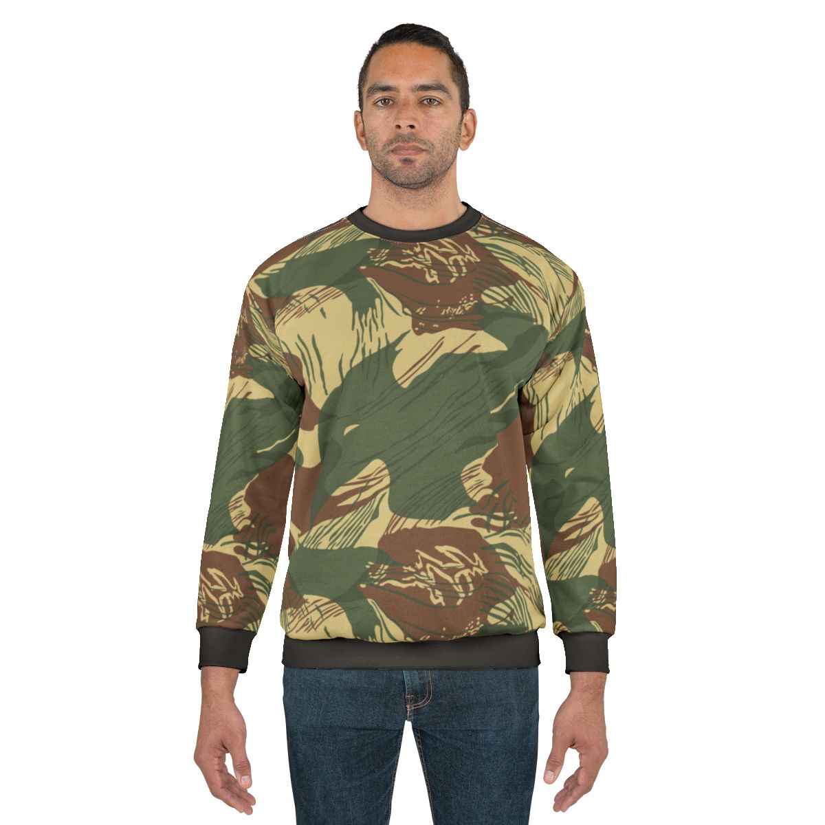 Rhodesian brush stroke camouflage sweatshirt