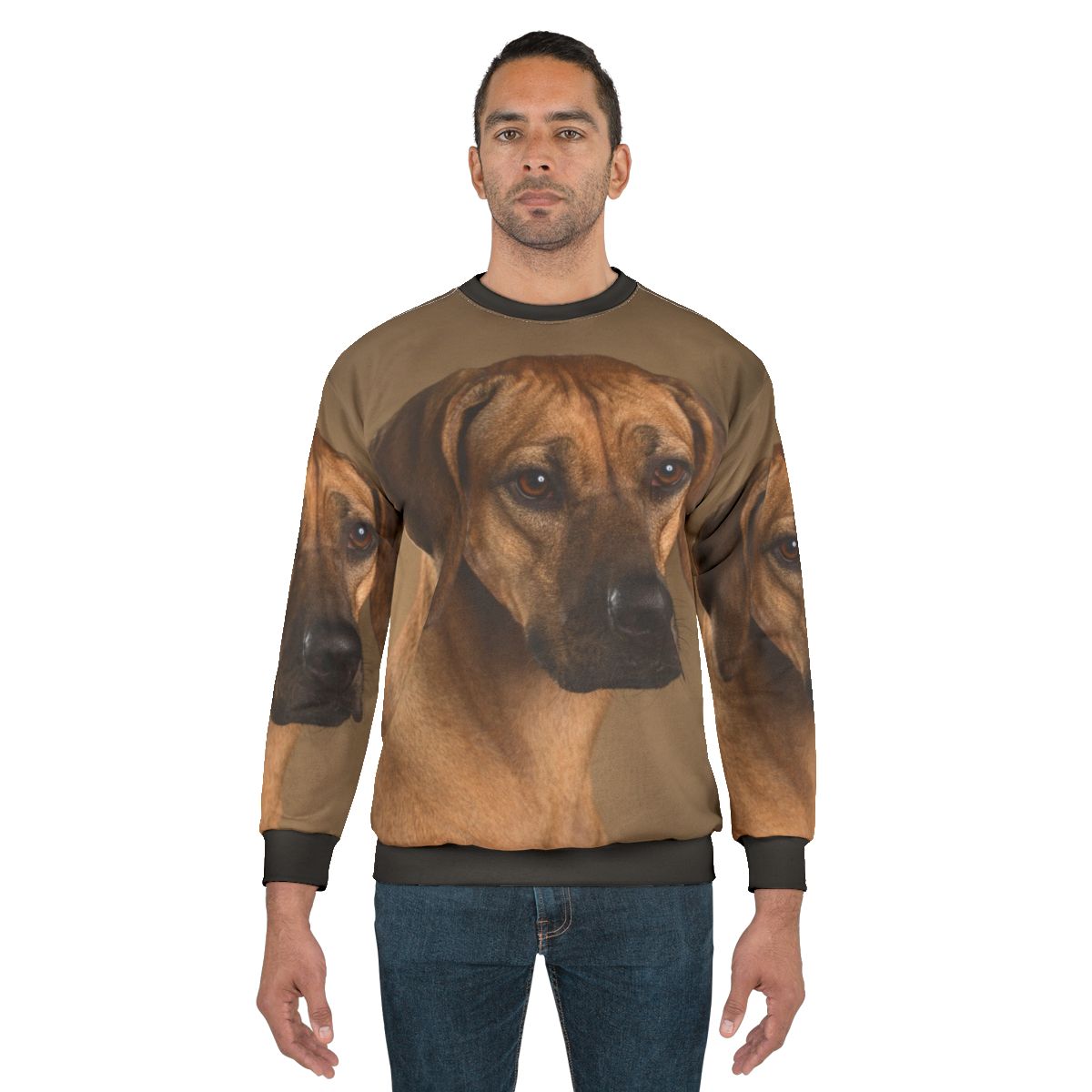 Rhodesian Ridgeback dog portrait with soulful eyes