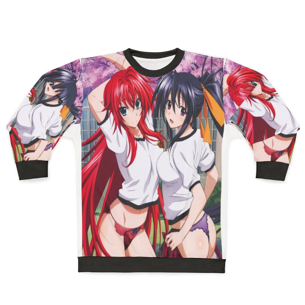 Highschool DxD Anime Sweatshirt with Rias and Akeno