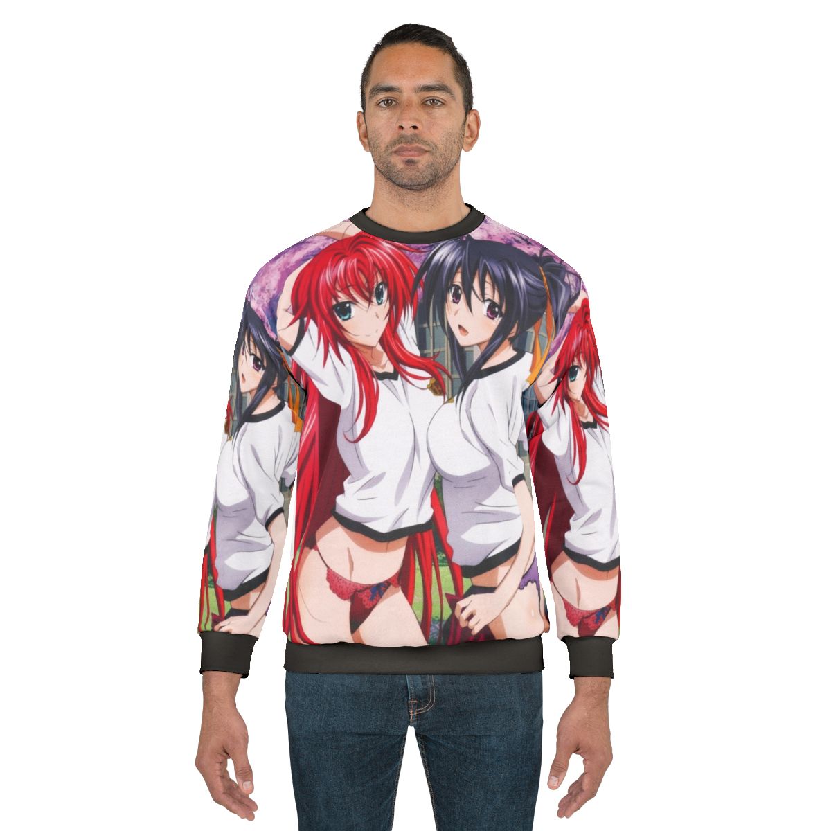 Highschool DxD Anime Sweatshirt with Rias and Akeno