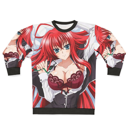 Rias Gremory inspired anime sweatshirt