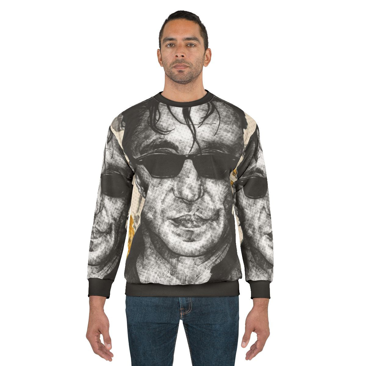 Richard Hawley Monochrome Portrait Sweatshirt