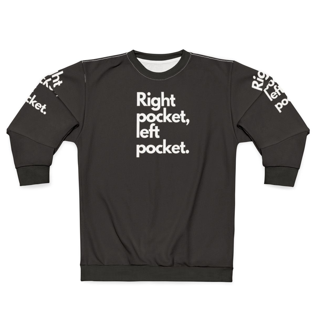 Women's "Right Pocket, Left Pocket" Sweatshirt for Bookkeepers, Auditors, and Accountants
