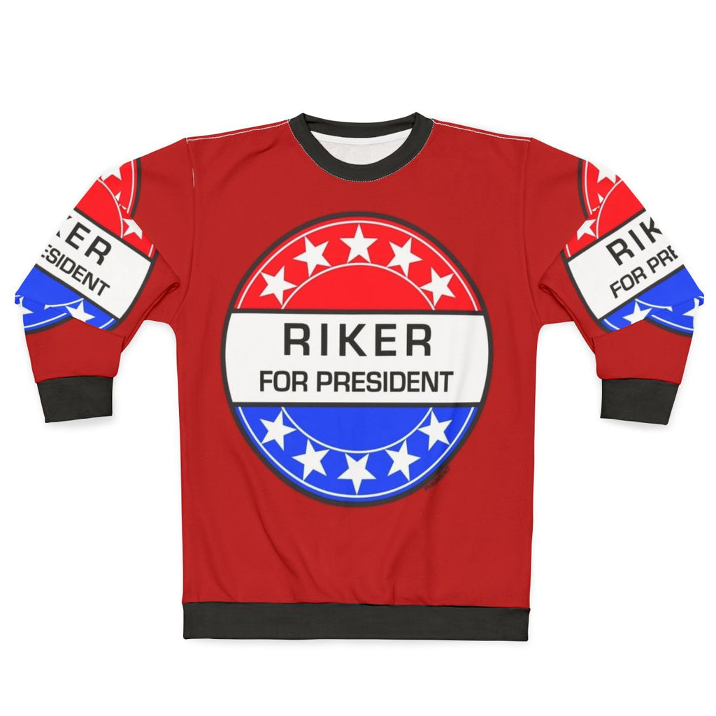 Riker For President Sci-Fi Sweatshirt