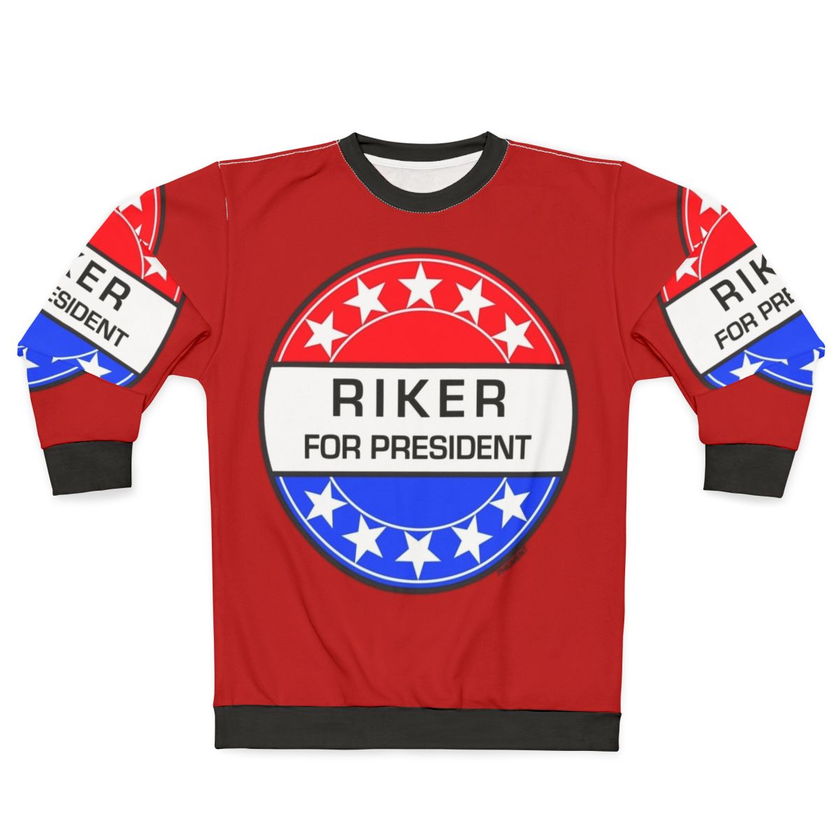 Riker For President Sci-Fi Sweatshirt