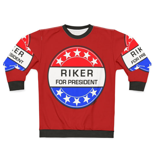 Riker For President Sci-Fi Sweatshirt
