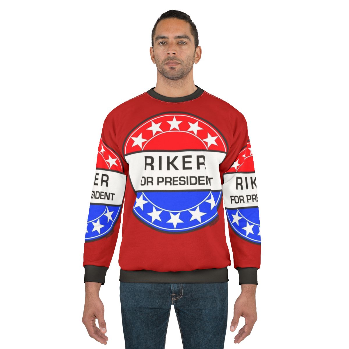 Riker For President Sci-Fi Sweatshirt