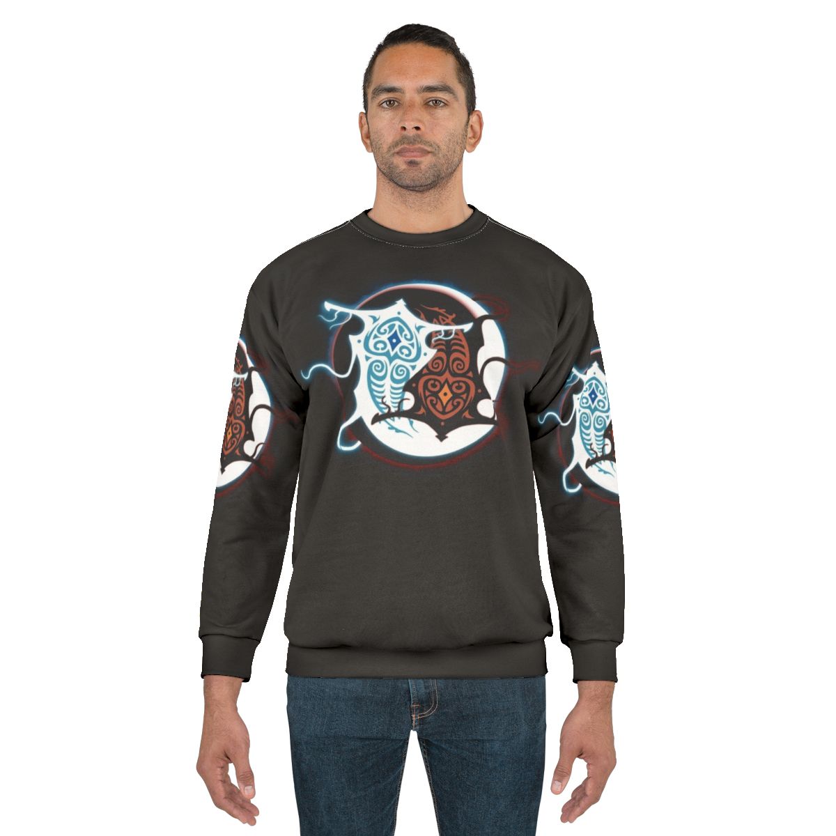 Yin Yang Sweatshirt Featuring Raava and Vaatu from Avatar: The Last Airbender and Legend of Korra