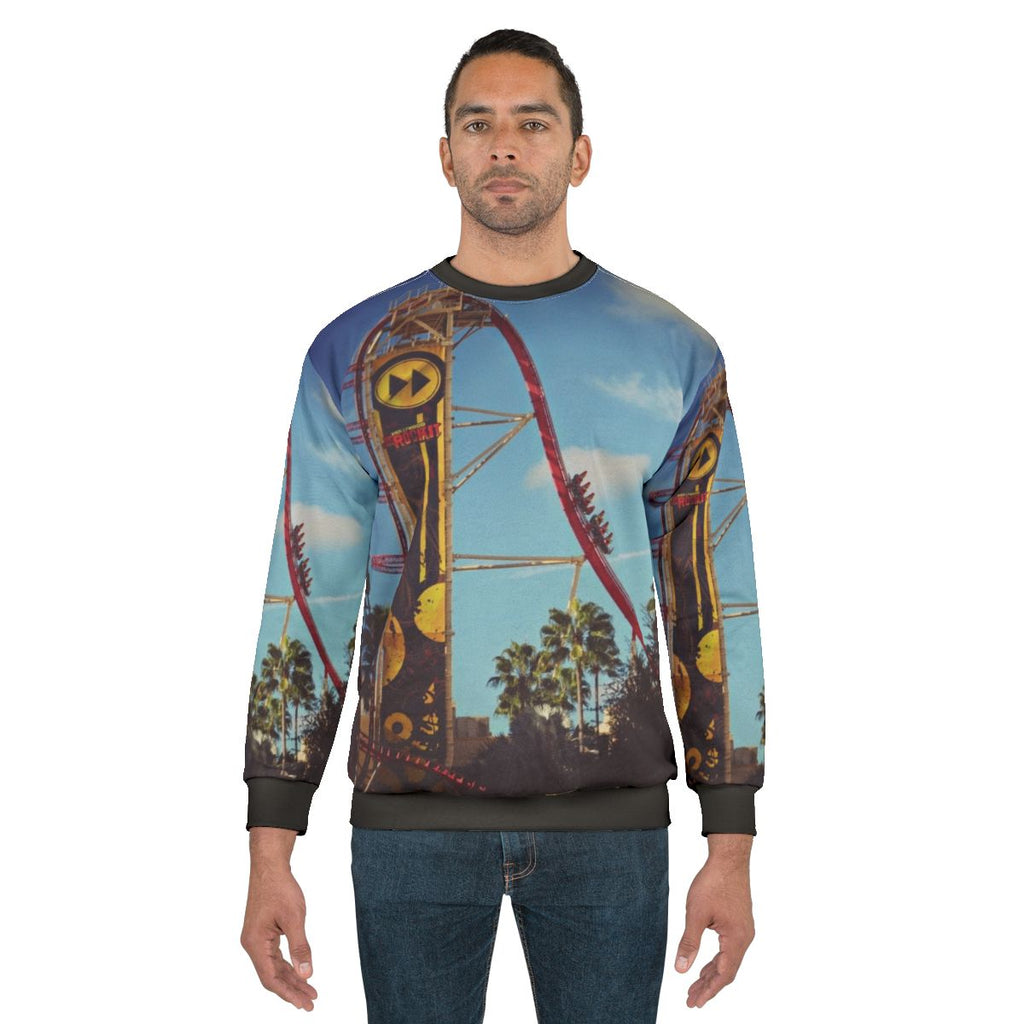 Universal Studios Orlando Rip Ride Rockit Roller Coaster Sweatshirt