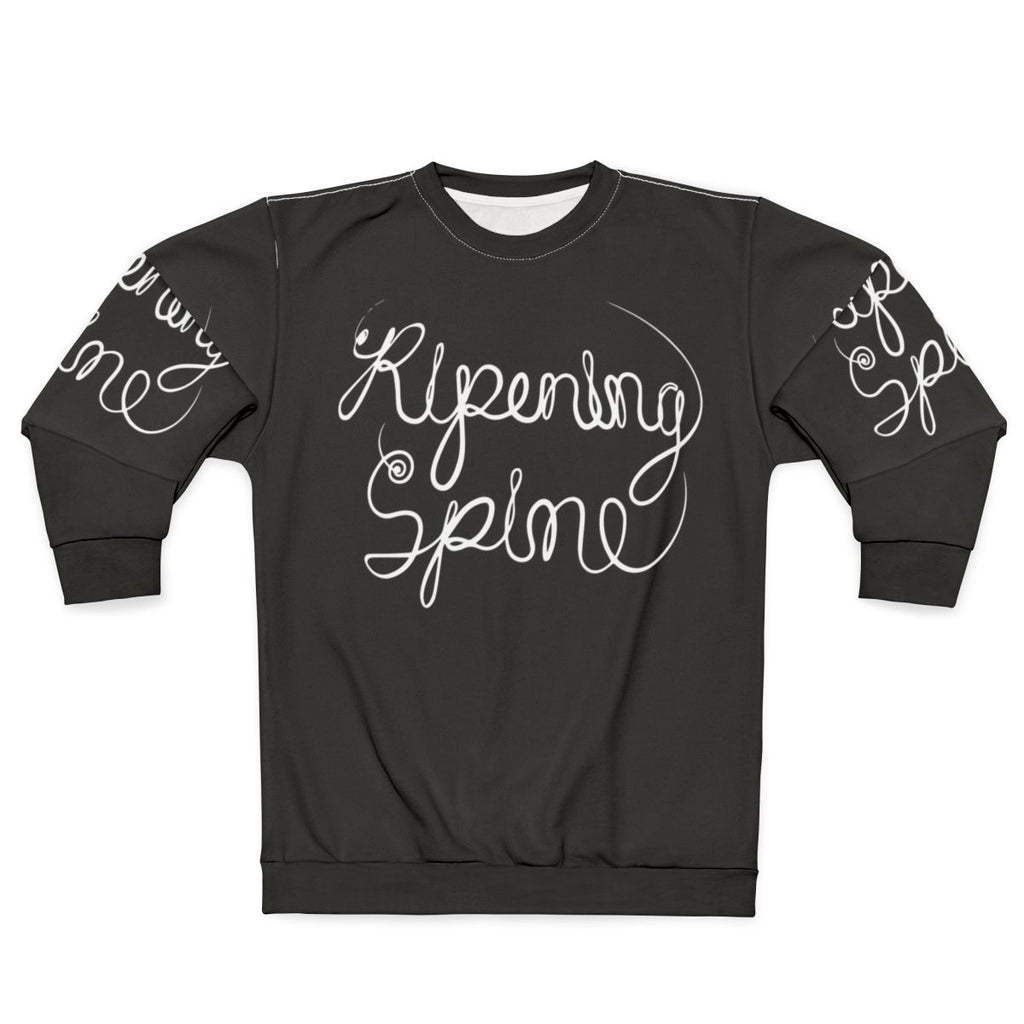 Ripening Spine Sweatshirt with Vertebrae Design