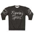 Ripening Spine Sweatshirt with Vertebrae Design