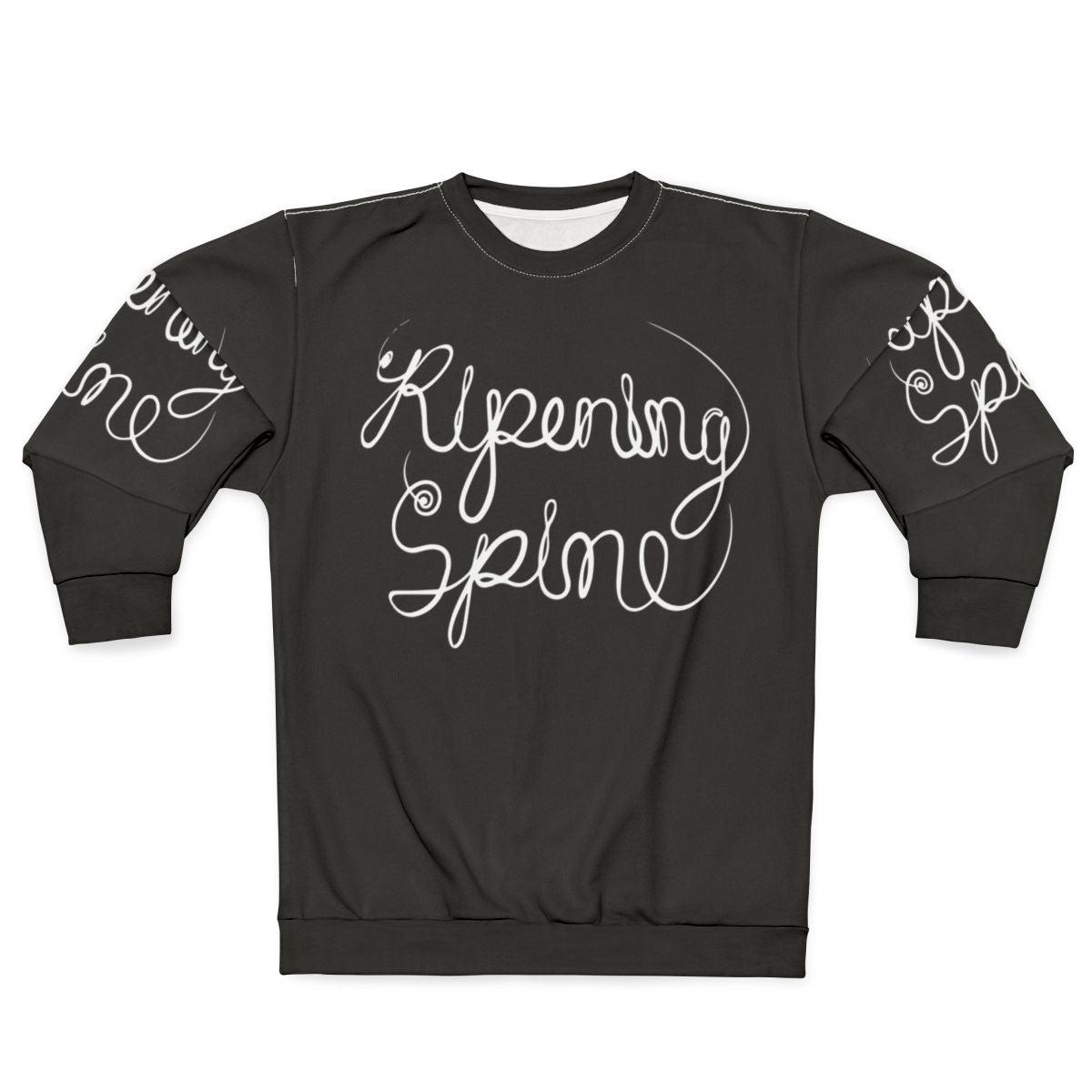 Ripening Spine Sweatshirt with Vertebrae Design