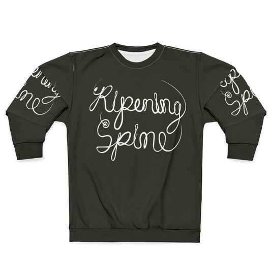 Ripening Spine Sweatshirt with Vertebrae Design