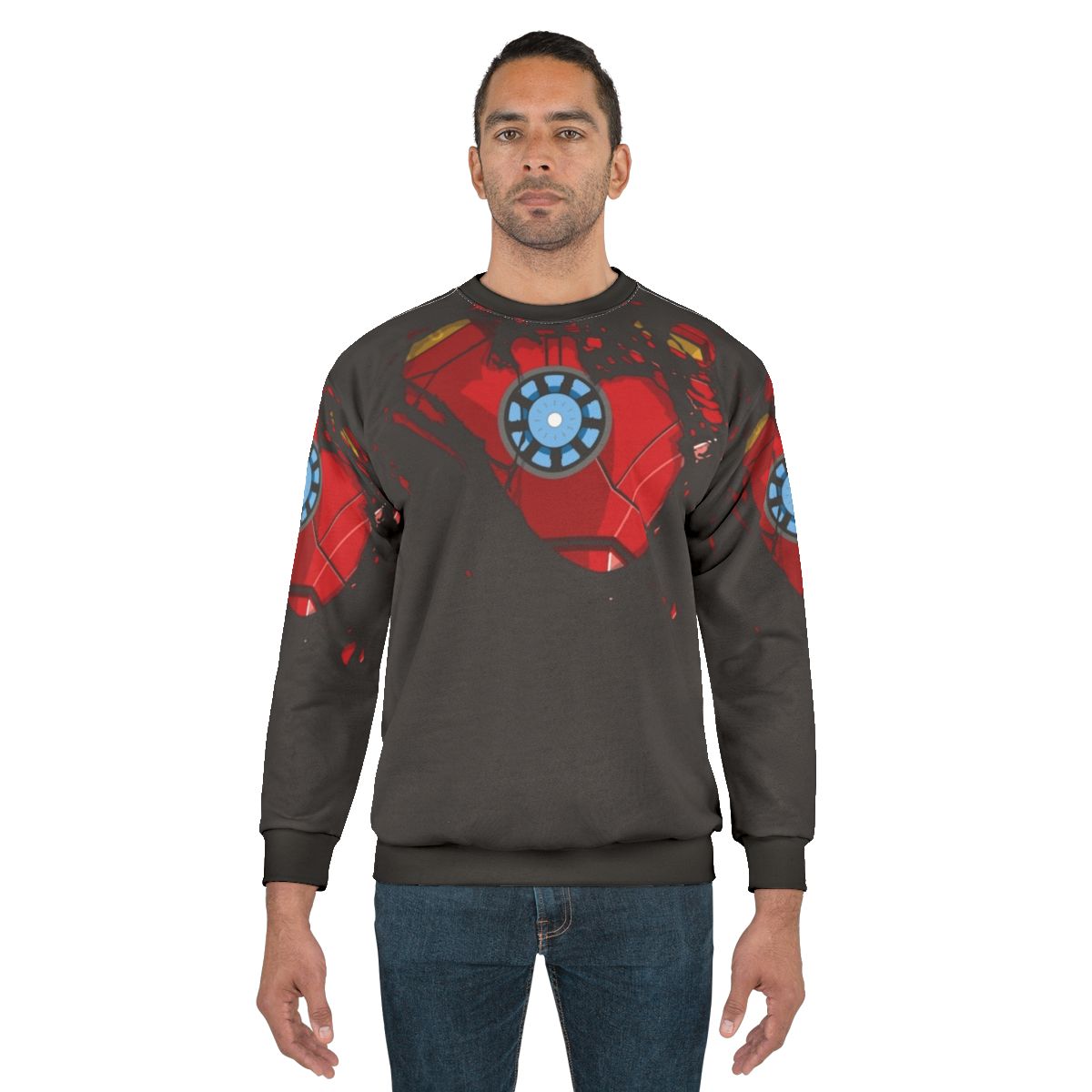 Ripped Reactor Sweatshirt - Marvel Iron Man Superhero Pop Culture