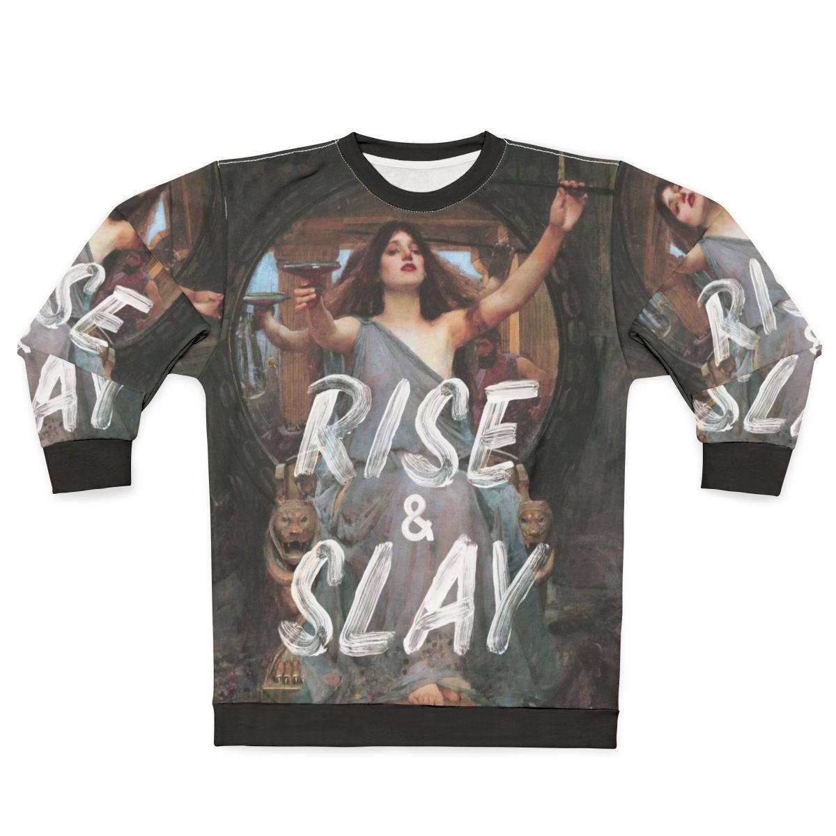 Rise and Slay Motivational Sweatshirt for Women