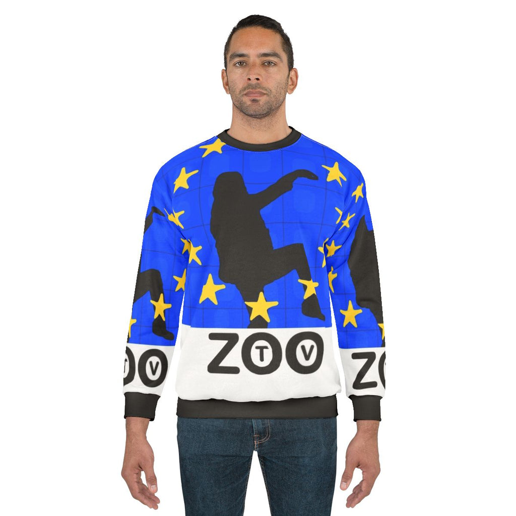Rise From The Station U2 Achtung Baby Sweatshirt