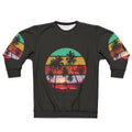 Nature landscape river palm tree sunset view sweatshirt