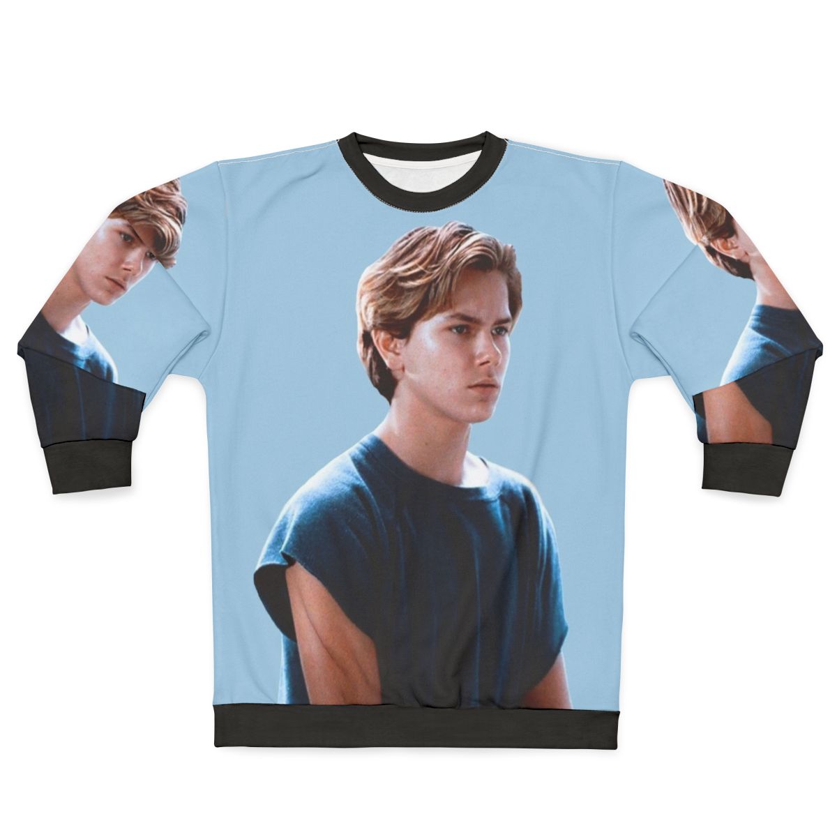 River Phoenix inspired sweatshirt featuring the iconic actor
