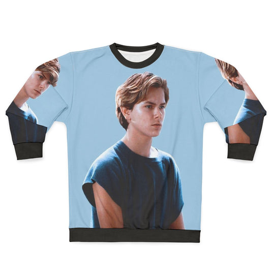 River Phoenix inspired sweatshirt featuring the iconic actor