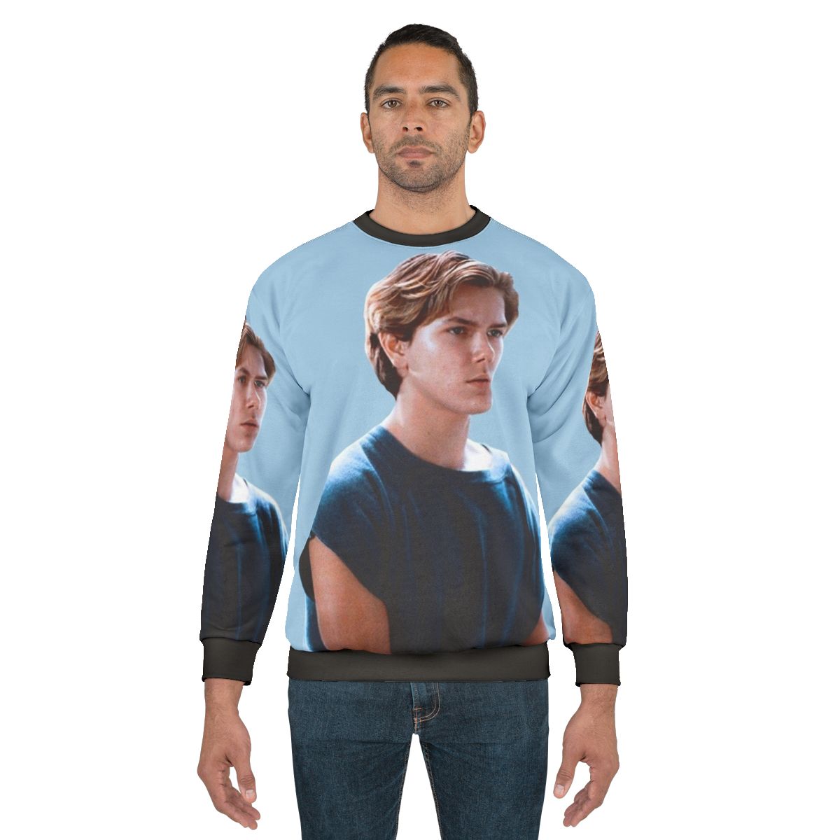 River Phoenix inspired sweatshirt featuring the iconic actor