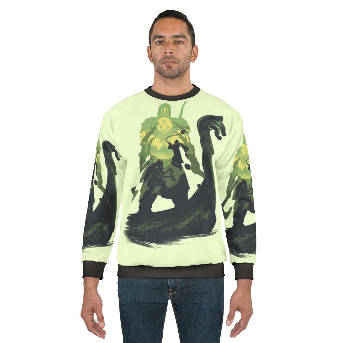 Eivor's River Raid Sweatshirt - Assassin's Creed Valhalla Gaming Apparel