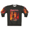 Retro Roadhouse Movie Sweatshirt with Patrick Swayze Graphic