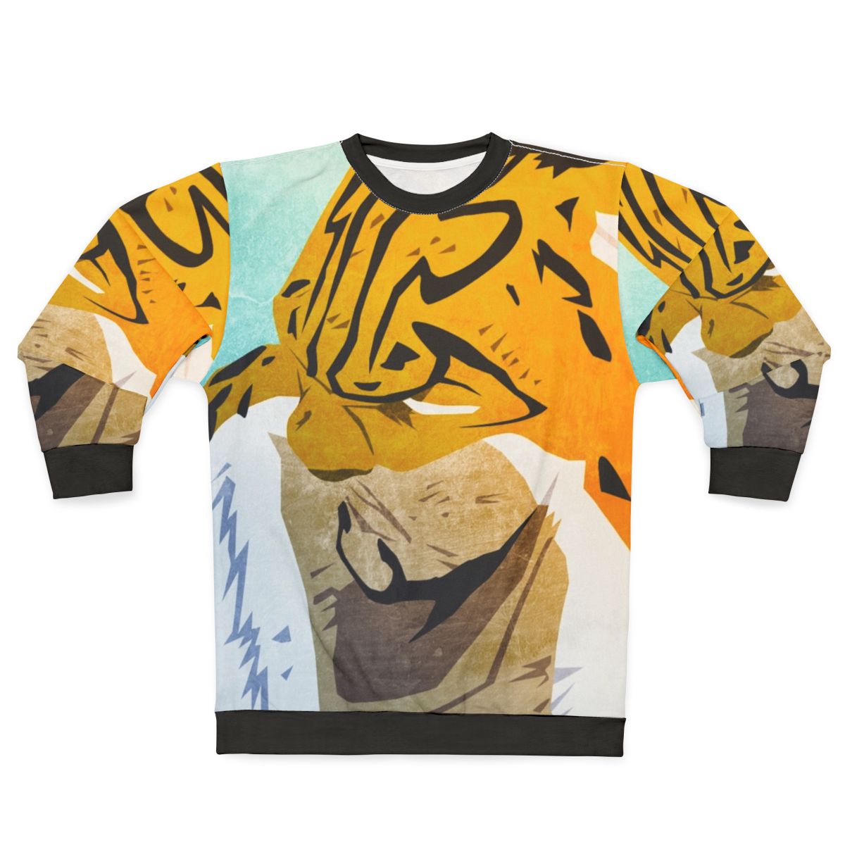 One Piece Sweatshirt Featuring Rob Lucci's Zoan Leopard Transformation
