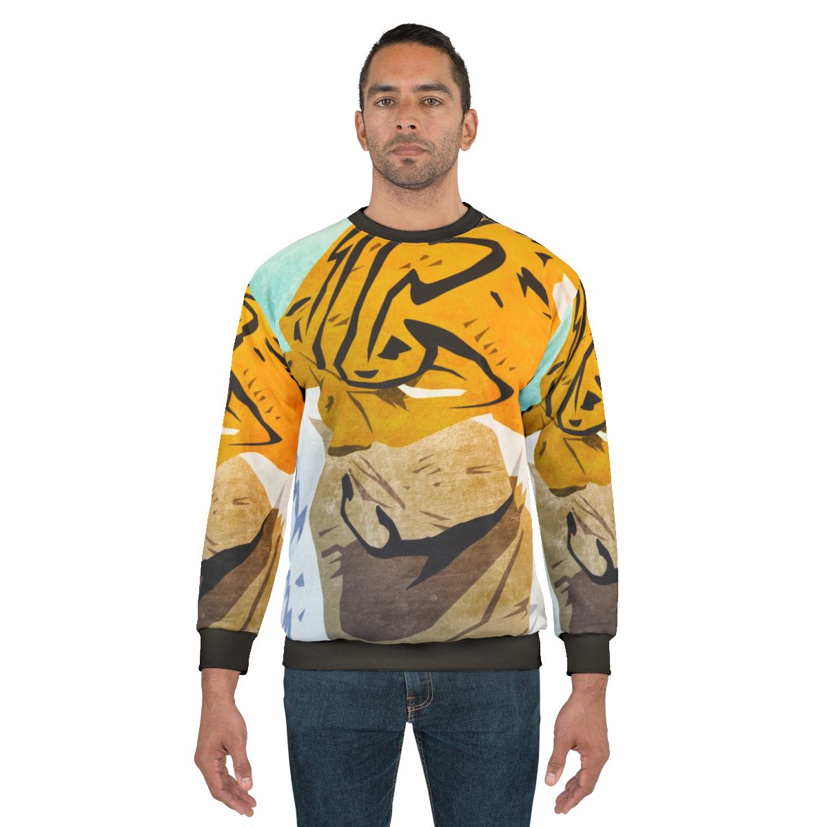 One Piece Sweatshirt Featuring Rob Lucci's Zoan Leopard Transformation