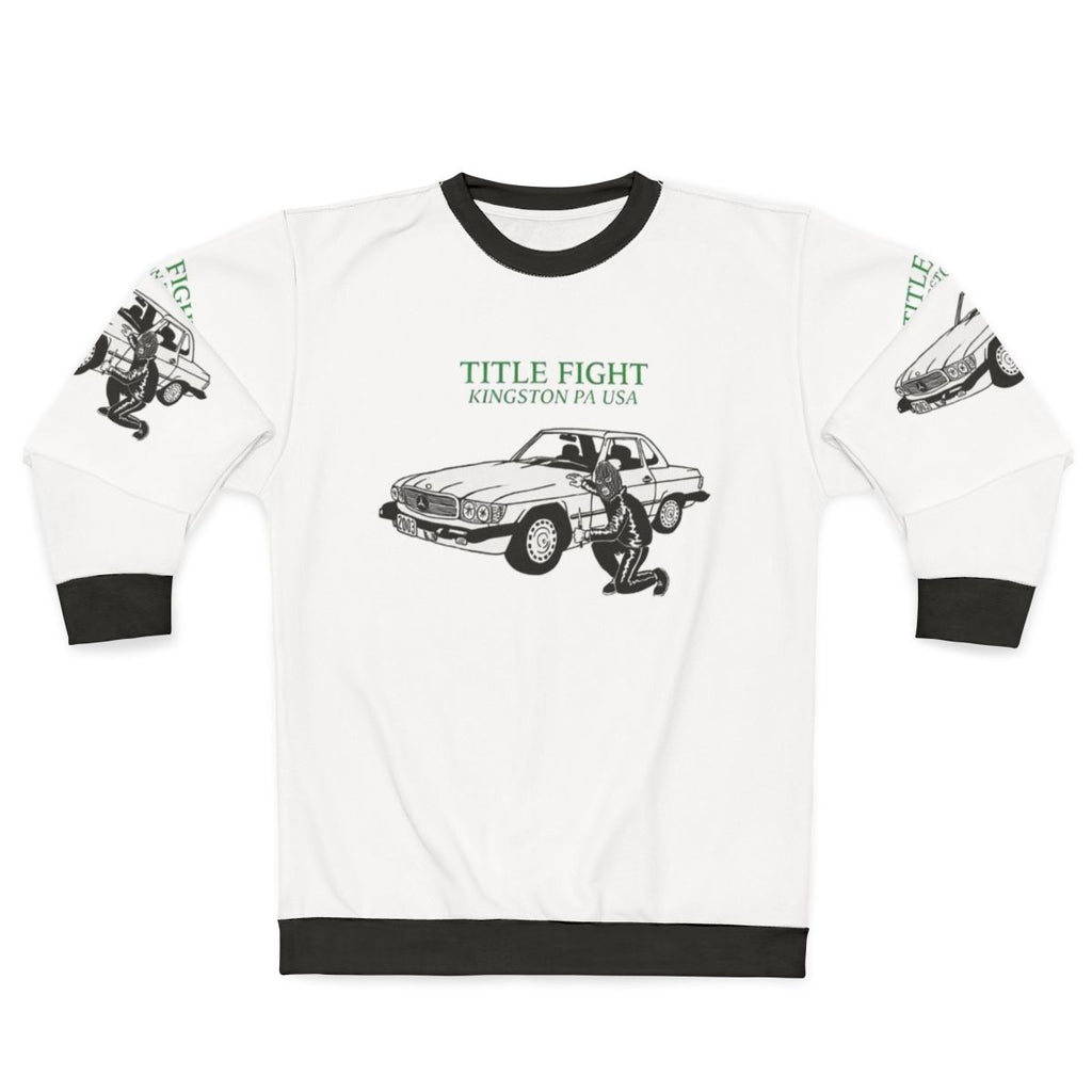 Punk rock sweatshirt with Rob The Car band logo