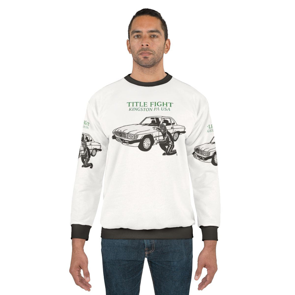Punk rock sweatshirt with Rob The Car band logo