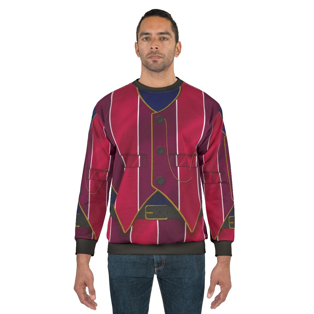 Robbie S Waistcoat Sweatshirt - Lazytown Inspired Charity Meme