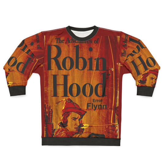 Vintage Robin Hood movie poster print sweatshirt