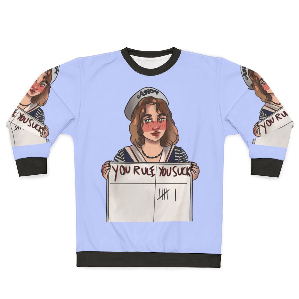 Robin from Stranger Things graphic sweatshirt