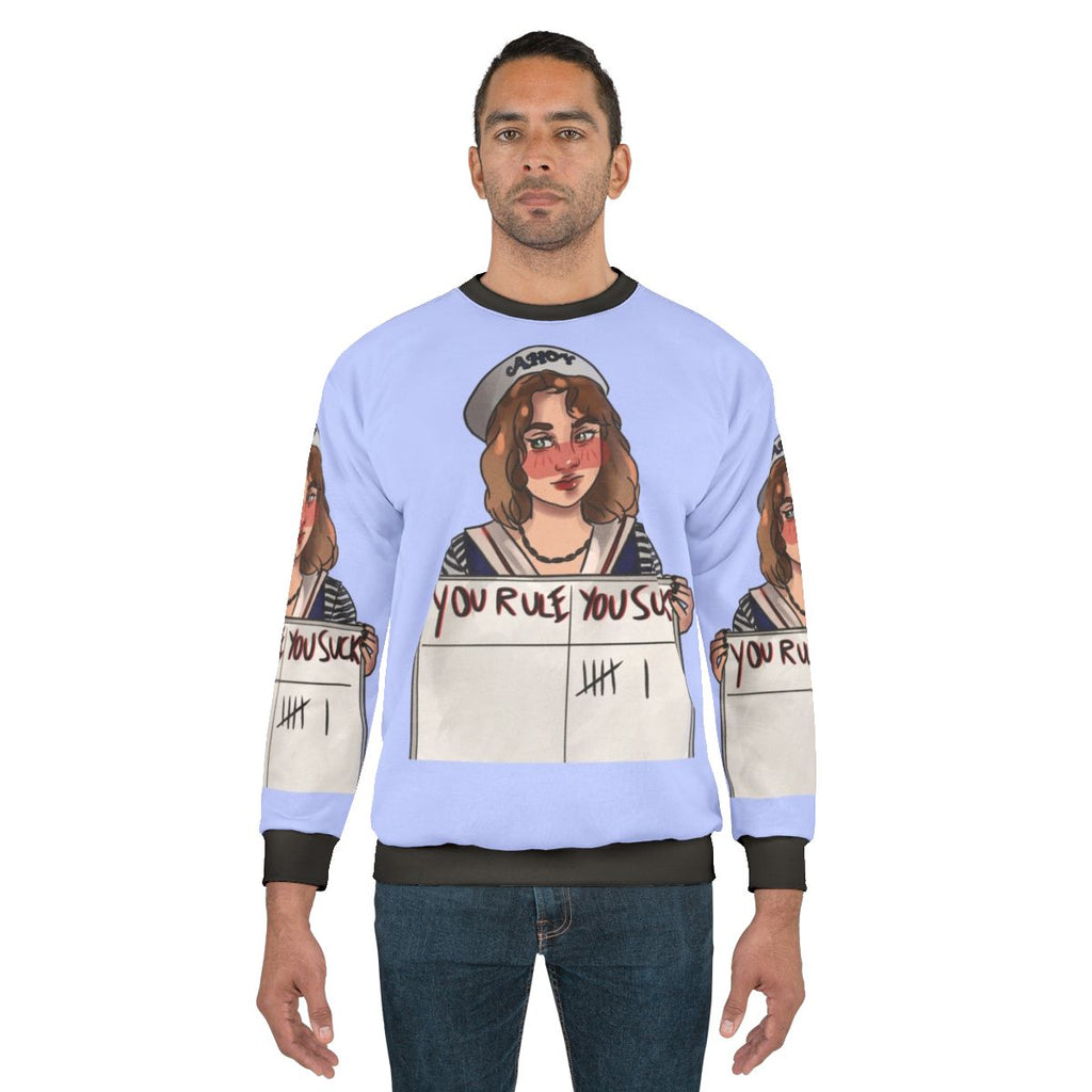 Robin from Stranger Things graphic sweatshirt