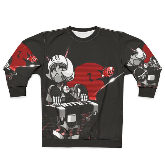 Robo Fortune Brain Drain Sweatshirt - Skullgirls Synthwave Clothing