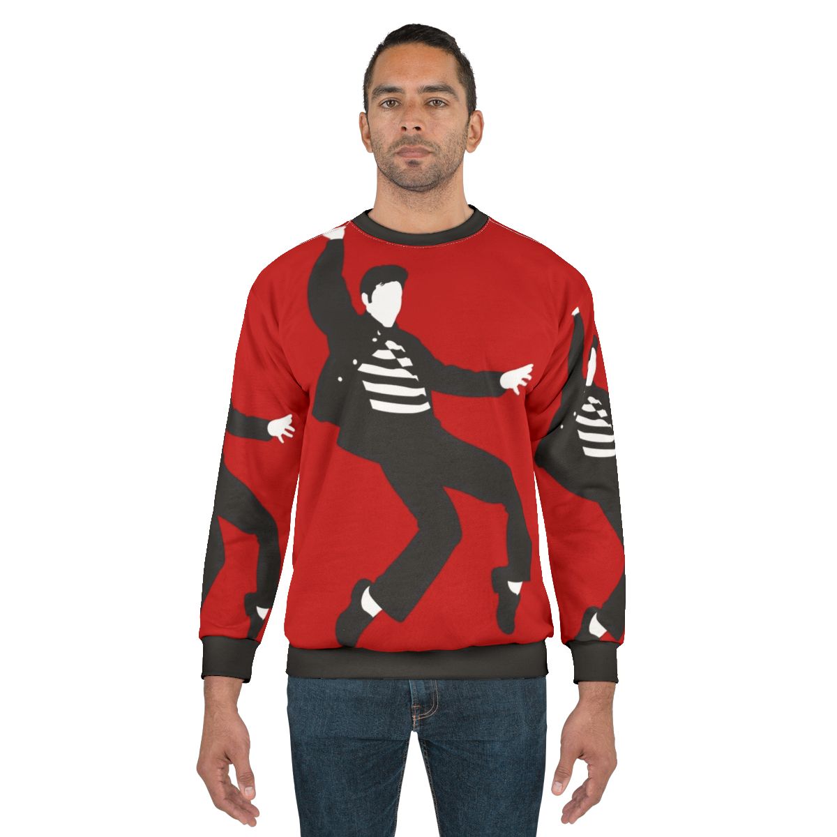 Minimalist Rock and Roll Jailhouse Elvis Sweatshirt