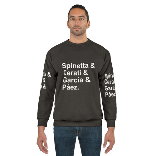 Argentine Rock Legends Sweatshirt featuring Cerati, Garcia, Spinetta, and Paez