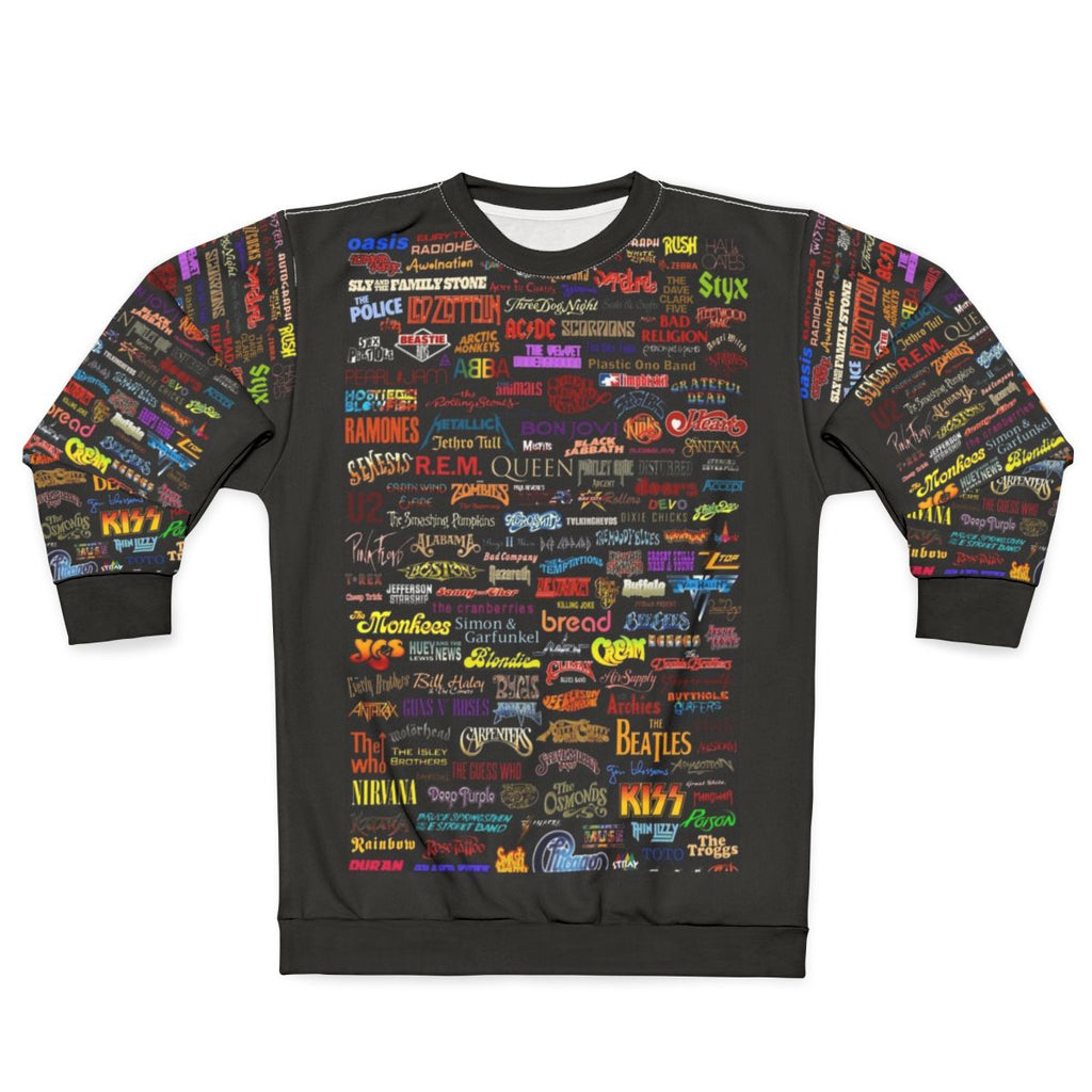 Rock Bands Classic T-Shirt Sweatshirt - Vintage Music Apparel