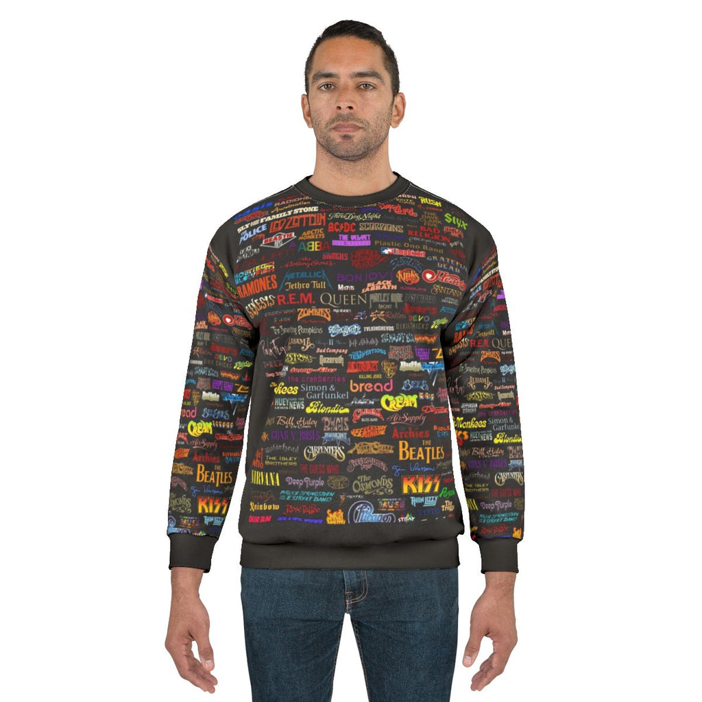 Rock Bands Classic T-Shirt Sweatshirt - Vintage Music Apparel