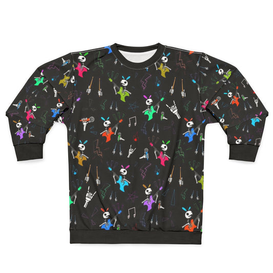 Rock Bunny Pattern Sweatshirt