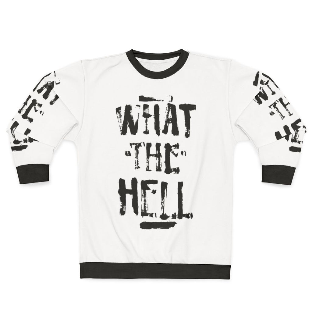 Avril Lavigne punk rock sweatshirt with music and skater girl design