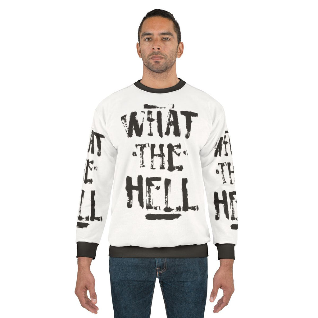 Avril Lavigne punk rock sweatshirt with music and skater girl design