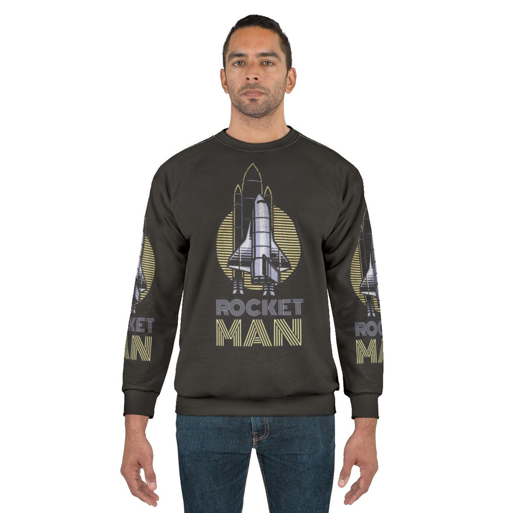 Retro 'Rocket Man' Elton John inspired sweatshirt