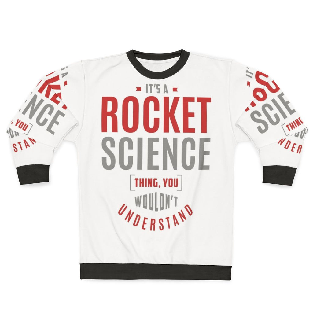 Rocket science graphic sweatshirt
