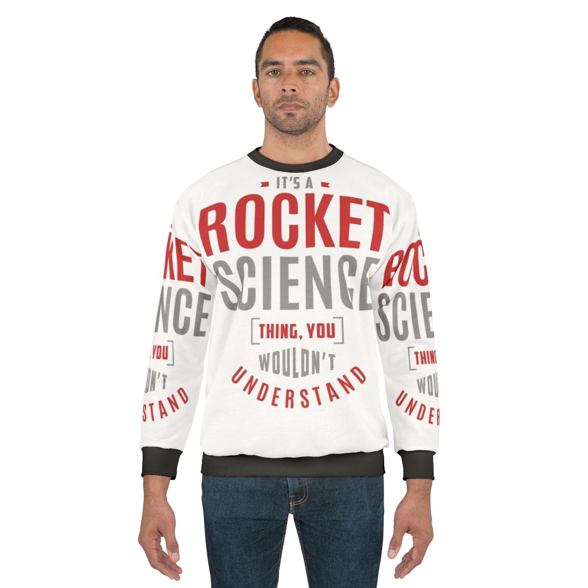 Rocket science graphic sweatshirt