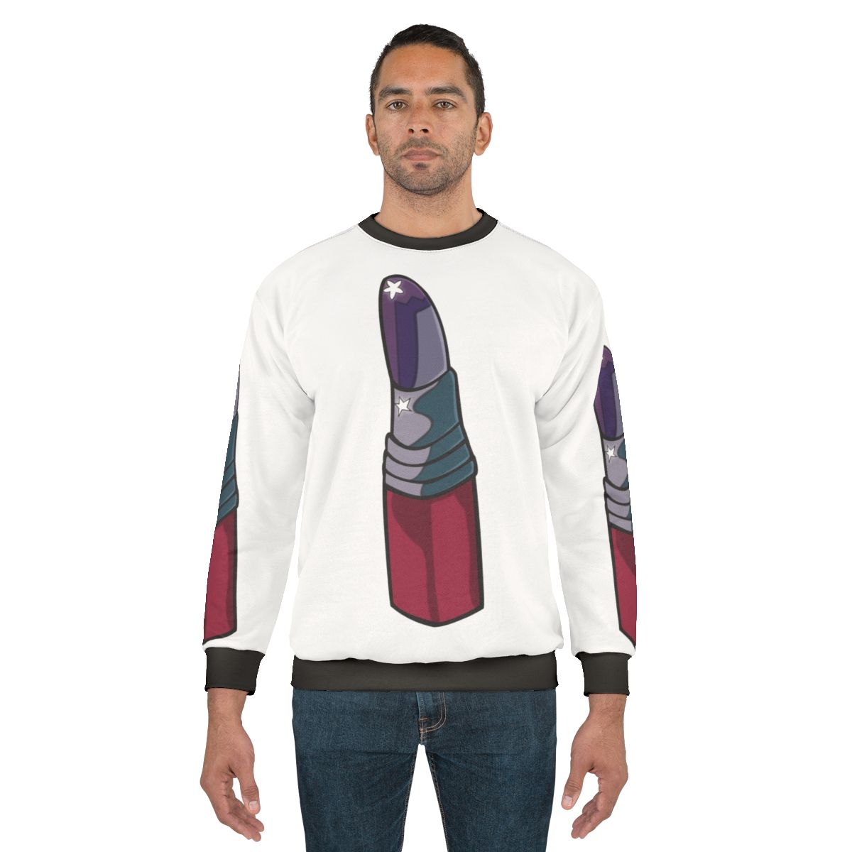 Rocketman Lip Sweatshirt featuring Taron Egerton as Elton John